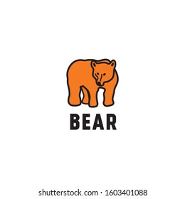 Bear vector logo. Bear icon. Bear emblem