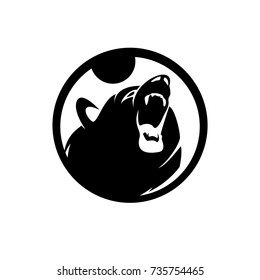 Bear vector logo/icon illustration