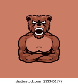 BEAR VECTOR MASCOT LOGO INSPIRATION