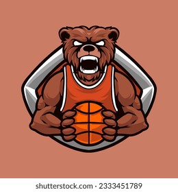 BEAR VECTOR MASCOT LOGO INSPIRATION
