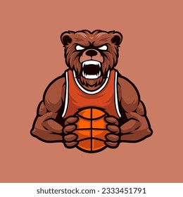 BEAR VECTOR MASCOT LOGO INSPIRATION