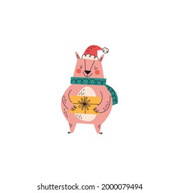 Bear Vector On White Background