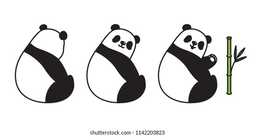 Cartoon Panda Sitting Hd Stock Images Shutterstock
