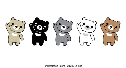 Bärenpolarischer Herzkarikaturenteam