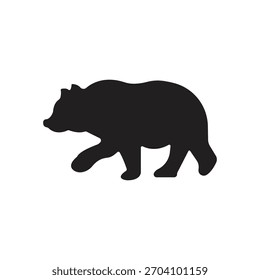 Paquete de ilustración de arte de silueta de Vector de oso