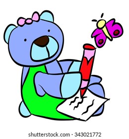 Bear writes a letter