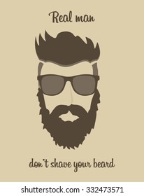 Beard art card