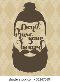 Beard art card