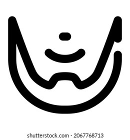 beard care for beauty icon using line style