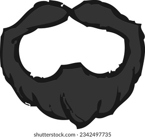 beard clip arts, portrait creator clipart