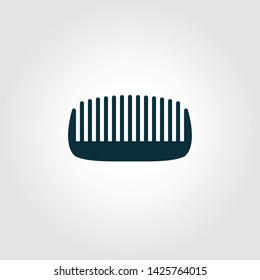 Beard Comb vector icon illustration. Creative sign from barber shop icons collection. Filled flat Beard Comb icon for computer and mobile. Symbol, logo vector graphics.