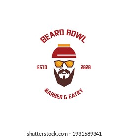 beard | Dual meaning logo combination of food and other goods