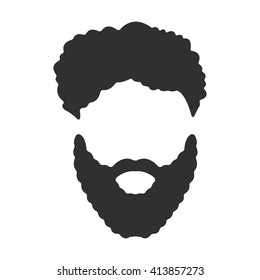 Beard icon. 