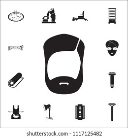 Beard icon. Detailed set of Barber icons. Premium quality graphic design sign. One of the collection icons for websites, web design, mobile app