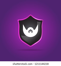 beard icon. human sign
