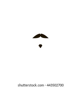 beard icon. beard sign