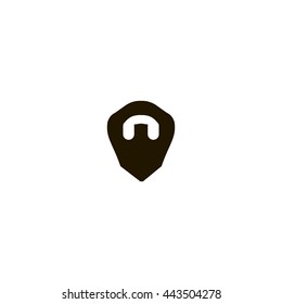 beard icon. beard sign