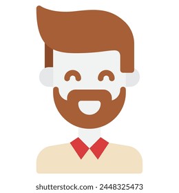 Beard Icon for web, app, infographic, etc