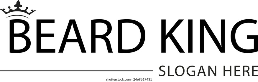 Beard King: A regal emblem of masculinity, symbolizing strength and refinement. Crowned with lush facial hair, it exudes confidence and timeless elegance.