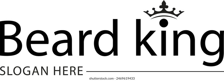 Beard King: A regal emblem of masculinity, symbolizing strength and refinement. Crowned with lush facial hair, it exudes confidence and timeless elegance.