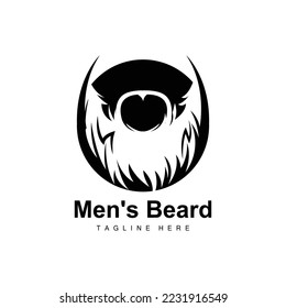 Logotipo De Barba, Barbería Vectora, Diseño Para La Apariencia Masculina, Peluquería, Pelo, Moda