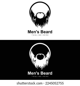 Logotipo De Barba, Barbería Vectora, Diseño Para La Apariencia Masculina, Peluquería, Pelo, Moda