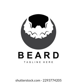 Beard Logo, Vector Barbershop, Design For Male Appearance, Barber, Hair, Fashion