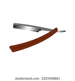 beard mustache penknife icon vector illustration simple design