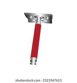 beard razor icon vector illustration symbol design