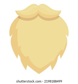 Beard santa icon cartoon vector. Elf holiday. Party claus