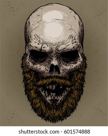beard skull