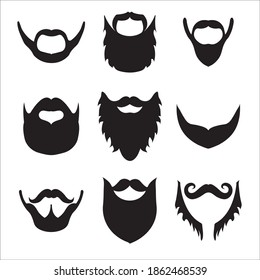 Beard Styles Men Very Usefull Stock Vector (Royalty Free) 1862468539 ...