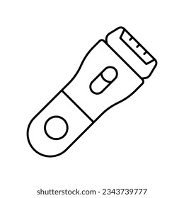 Beard trimmer Vector icon which can easily modify or edit


