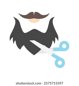 Beard Vector EPS 10 for print, digital UI, UX kit, web and app development for health, personal care, body treatment and more.