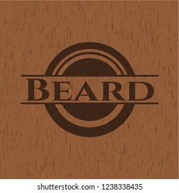 Beard wooden emblem