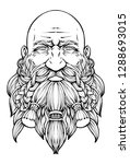 Bearded bald dwarf with a kind look