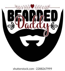 Bearded Daddy, Design und Vektordatei.