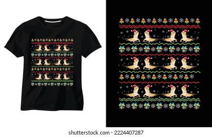 Bearded Dragon Christmas t-shirt design