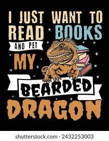 Bearded dragon t shirt design