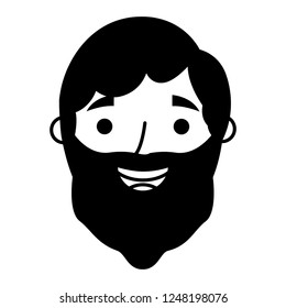 bearded man face old character