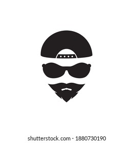 Plantilla vectorial de diseño de logotipo de icono de hombro