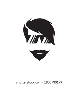 Logo-Design des Bearden-Mannes