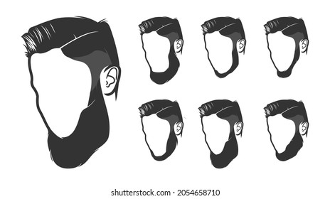 Bearded Man Stock Vector Illustration