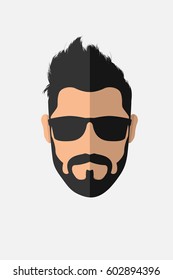 Bearded man with sunglasses