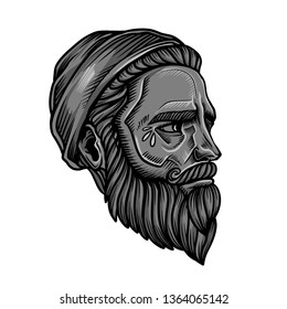 Bearded Men Face