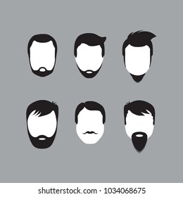 bearded men faces