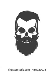 Bearded skull hipster