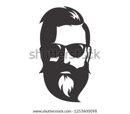 beardman logo design Stock photo © 