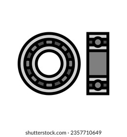 bearing design mechanical engineer color icon vector. bearing design mechanical engineer sign. isolated symbol illustration