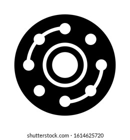 bearing icon isolated sign symbol vector illustration - high quality black style vector icons
